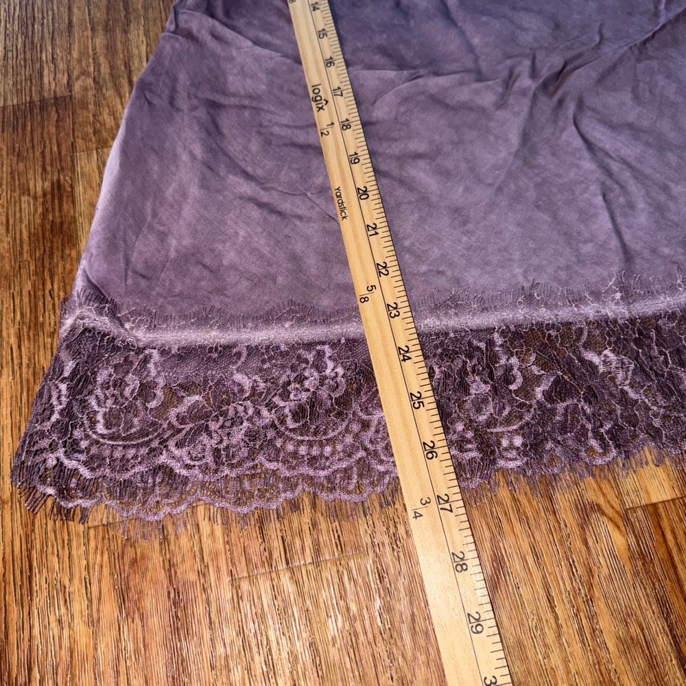 Y2K Blouse Cami Purple Lace Trim Slip Made in Italy Fairy Grunge Top Dollette - Picture 8 of 9